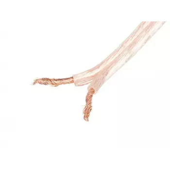 Reproduktorový kábel LANBERG SC-2X10-10CC-1000-TR 2X1,0MM² 100M transparentný