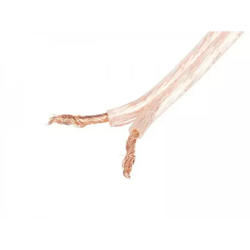 Reproduktorový kábel LANBERG SC-2X10-10CC-1000-TR 2X1,0MM² 100M transparentný