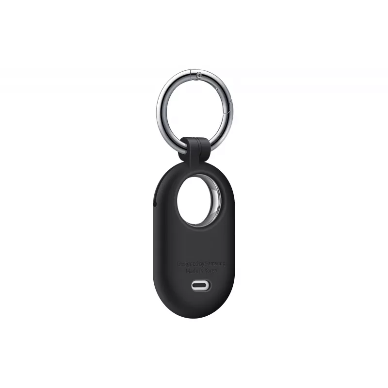 Samsung EF-PT560CBEGWW silikónové puzdro pre Galaxy SmartTag2 s karabínou, čierne