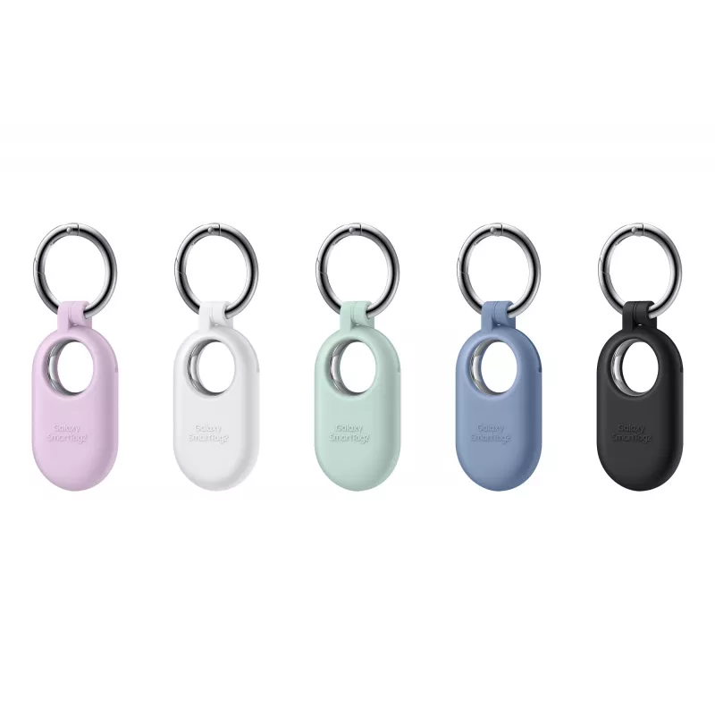 Samsung EF-PT560CBEGWW silikónové puzdro pre Galaxy SmartTag2 s karabínou, čierne