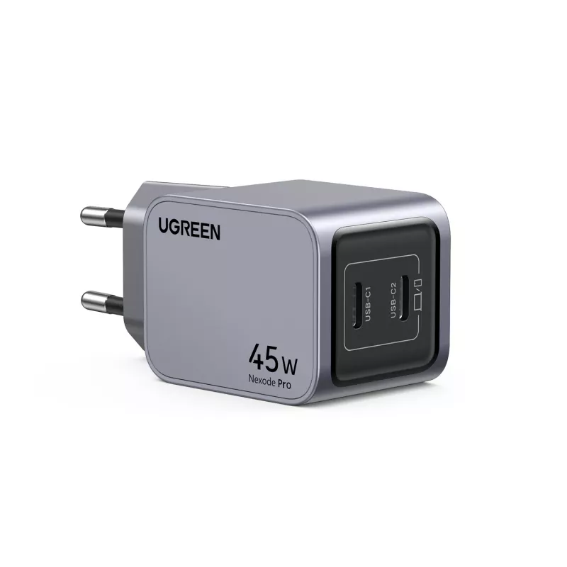 Ugreen 35008 mobilná nabíjačka univerzálna sivá AC rýchle nabíjanie do interiéru