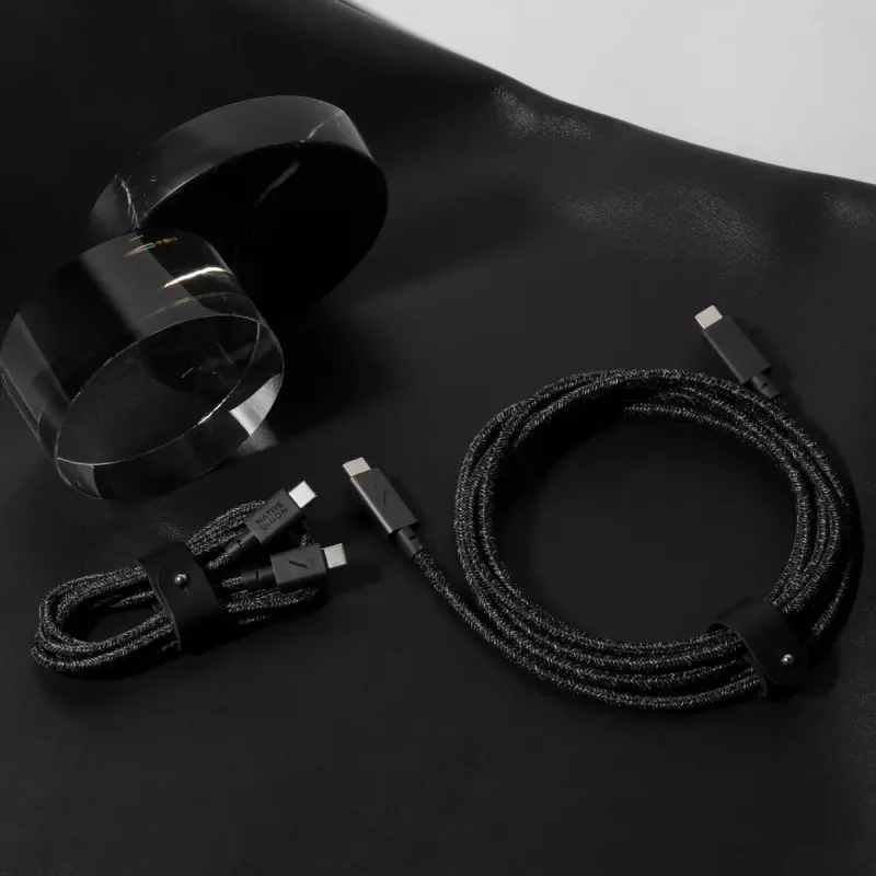 native union Belt kábel USB-C na USB-C kábel 1,2 m čierny