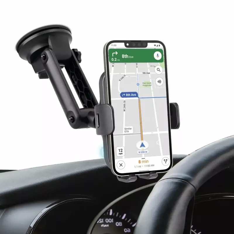 Aktívny autodržiak SBS Mobile TESUPEXTWIR15W pre mobilné telefóny, čierny