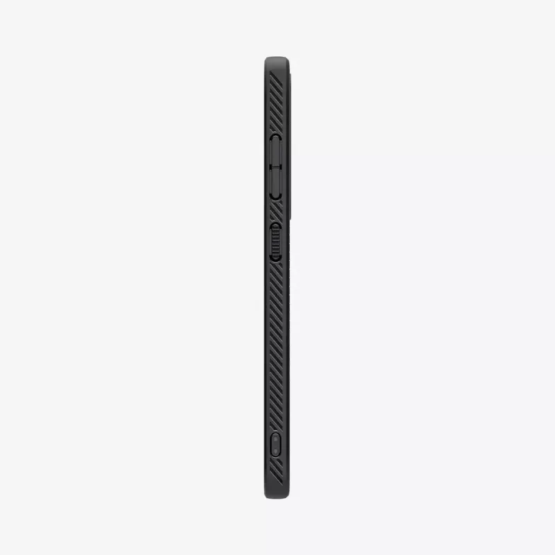 Puzdro Spigen Galaxy S25 Liquid Air matná čierna monochromatická