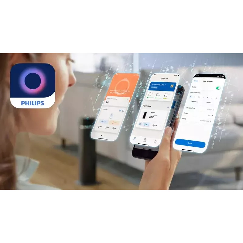 Philips 5000 Series Smart Tower keramický teplovzdušný ventilátor
