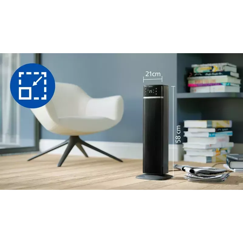 Philips 5000 Series Smart Tower keramický teplovzdušný ventilátor