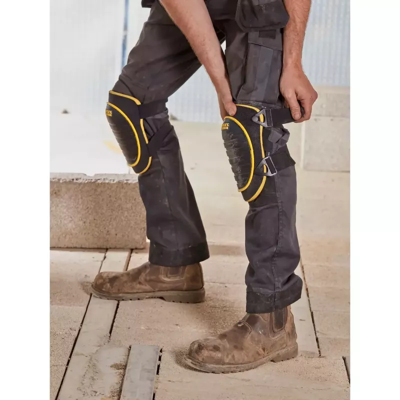 Bezpečnostné chrániče kolien Stanley FATMAX FMST82961-1 žltá čierna pena plast elastický nylon