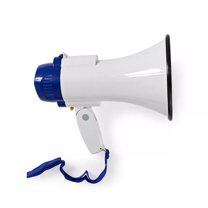 Megafón Nedis MEPH150WT bielo-modrý 15 W dosah 150 m