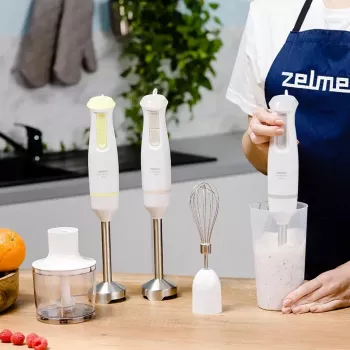 Tyčový mixér Zelmer ZHB4562L biely žltý