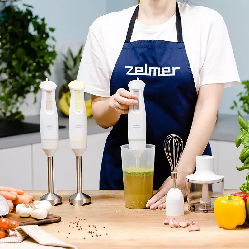 Tyčový mixér Zelmer ZHB4562L biely žltý