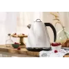 Adler AD 1343 elektrická kanvica, 1,5 l, 1850 W, nerezová oceľ, Strix, biela