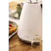 Adler AD 1343 elektrická kanvica, 1,5 l, 1850 W, nerezová oceľ, Strix, biela