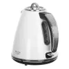 Adler AD 1343 elektrická kanvica, 1,5 l, 1850 W, nerezová oceľ, Strix, biela