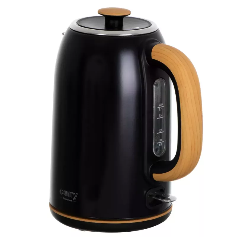 Elektrická rýchlovarná kanvica Adler 1,7 L 2200 W čierna