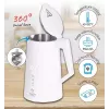 Elektrická rýchlovarná kanvica Adler 1,7 l 1850 W biela