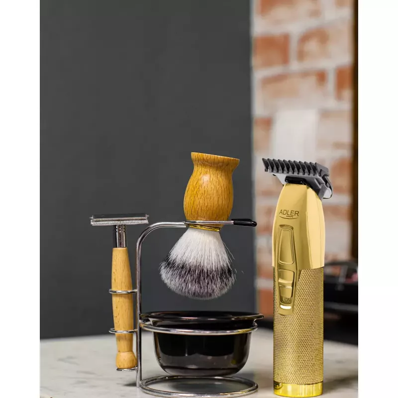 Strihač brady Adler AD 2836G batéria 0,9 6 mm zlatý