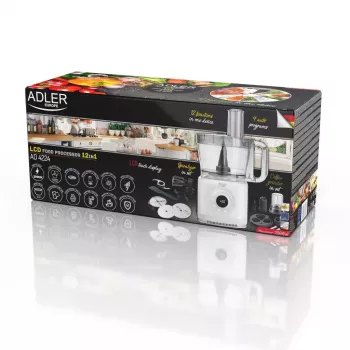Kuchynský robot Adler AD 4224 1000 W 3.5 L čierna biela