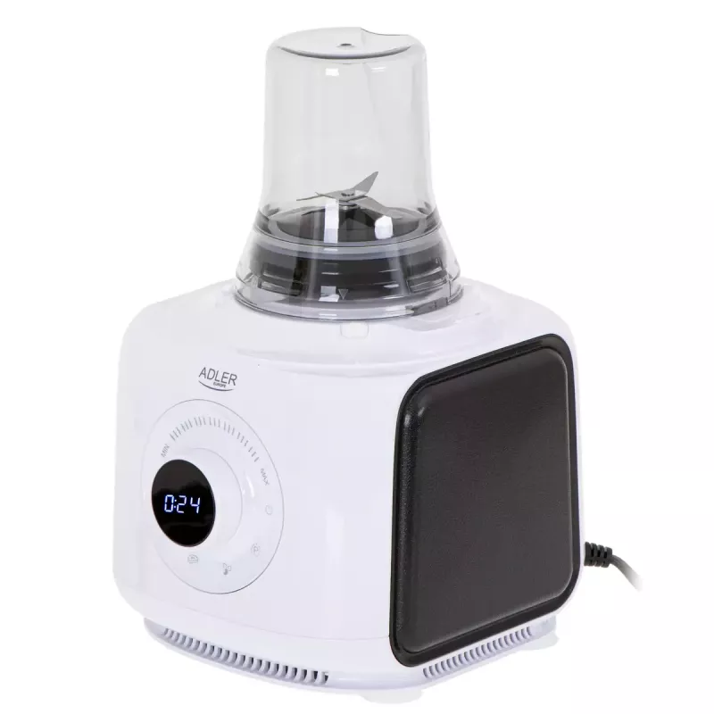 Adler AD 4224 kuchynský robot, 1000 W, nádoba 2 l, 7 rýchlostí, biely