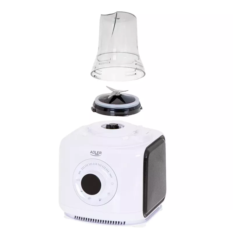 Adler AD 4224 kuchynský robot, 1000 W, nádoba 2 l, 7 rýchlostí, biely
