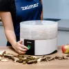 Sušička potravín Zelmer ZFD1010 520 W čierna biela plast 30 cm
