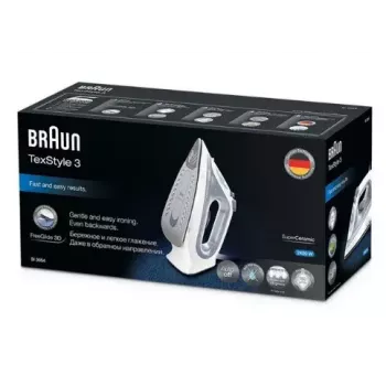 Braun TexStyle 3 SI3054GY parná žehlička keramická žehliaca plocha 2400 W sivá