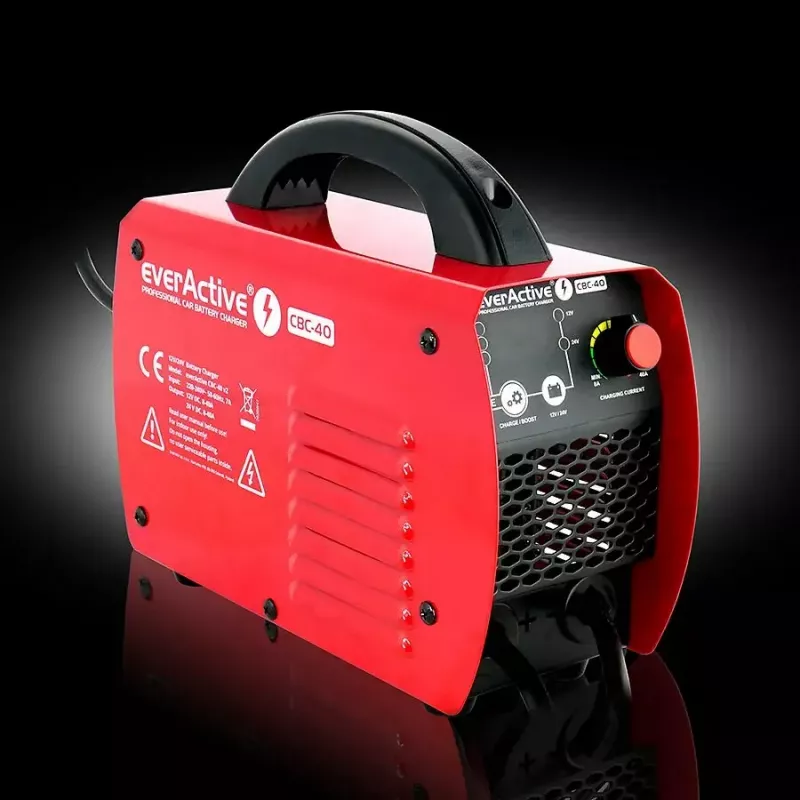 Nabíjačka do auta everActive CBC40 12V/24V, nabíjačka autobatérií kompatibilná so systémami 12V a 24V