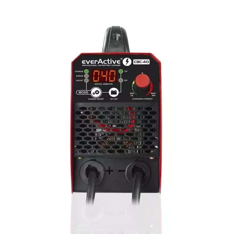 Nabíjačka do auta everActive CBC40 12V/24V, nabíjačka autobatérií kompatibilná so systémami 12V a 24V
