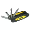 Multitool STANLEY 14-in-1 skladací uzamykací nástroj, čierna/žltá, 14 funkcií