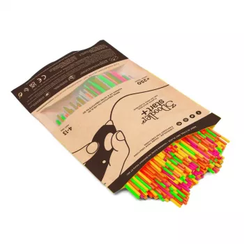 3DOODLER 3D tlačová filamentová sada Start+ 250 kusov, priemer 2,5 mm, kompostovateľné fluorescenčné farby (neónová červená, oranžová, zelená, žltá, ružová)
