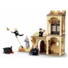 LEGO Harry Potter sada Hogwarts Prvá hodina lietania 76395 s minifigúrkami Harryho a Draca