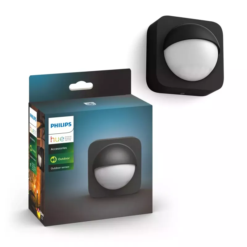 Philips Hue pohybový senzor vonkajší, ZigBee, čierny, 929003067401