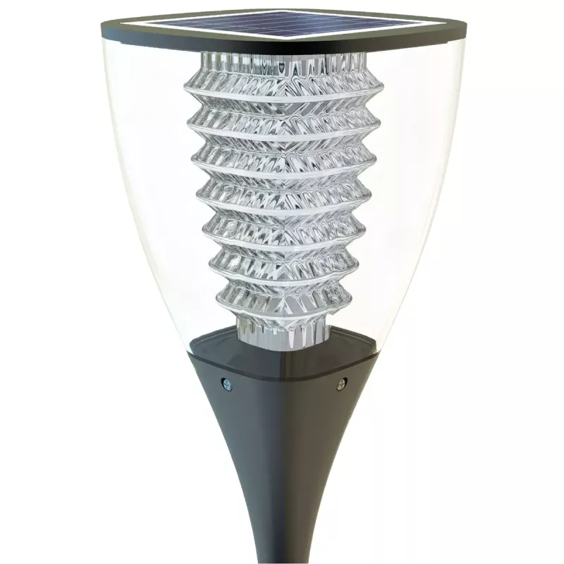 Vonkajšia stojaca lampa PowerNeed ESL-25H LED čierna IP65
