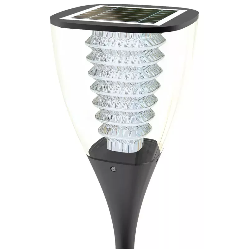 Vonkajšia stojaca lampa PowerNeed ESL-25H LED čierna IP65