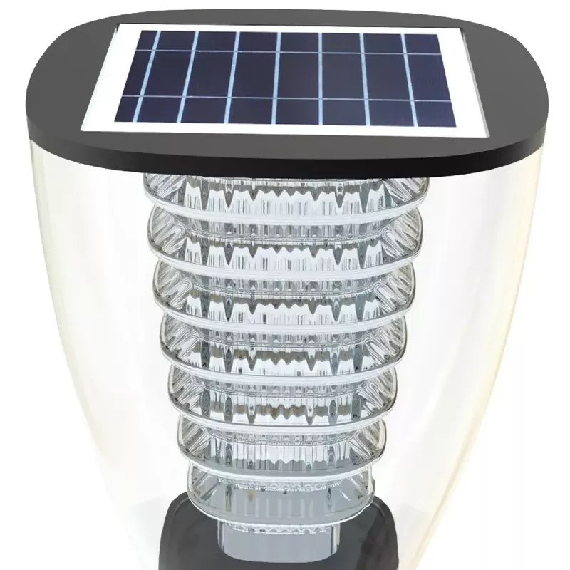 Vonkajšia stojaca lampa PowerNeed ESL-25H LED čierna IP65