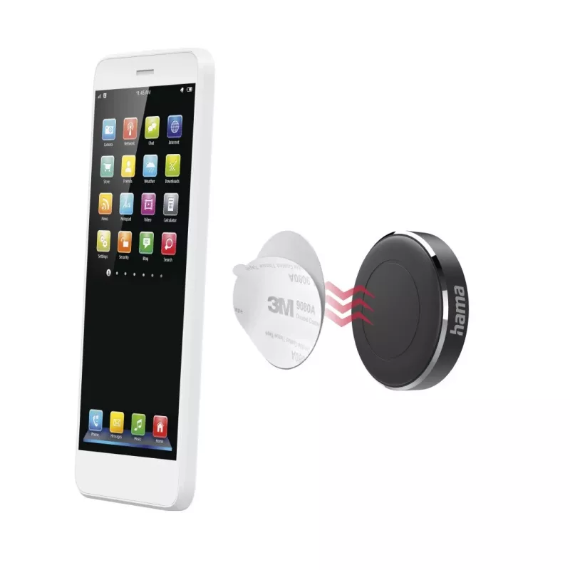 Pasívny držiak Hama Magnet 00201518 čierny mobilný telefón smartfón