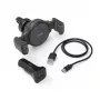 Hama FC10 Flex-Set smartfón antracit zapaľovač bezdrôtové nabíjanie rýchlonabíjanie auto