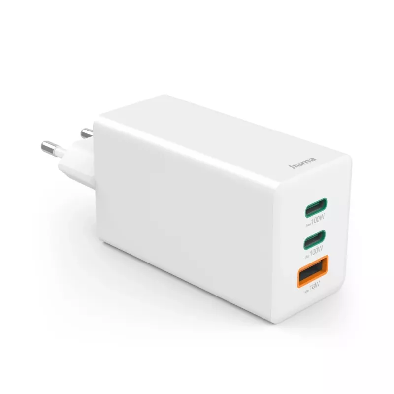 Hama 00201997 mobilná nabíjačka laptop, smartfón, tablet biela AC rýchlonabíjanie interiér