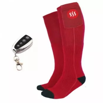 Športové ponožky Glovii GQ3M unisex červená M, 94 % akryl 5 % polyester 1 % elastan, integrovaný vyhrievací prvok