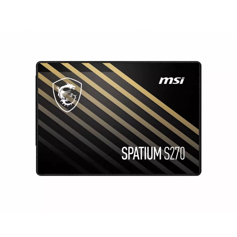 2,5 palcový SATA III SSD MSI SPATIUM S270 240GB — 3D NAND, 6 Gbit/s, 400 MB/s