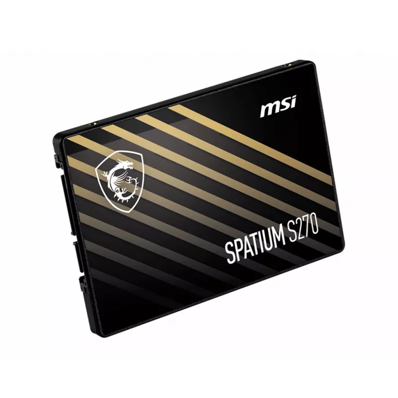 2,5 palcový SATA III SSD MSI SPATIUM S270 240GB — 3D NAND, 6 Gbit/s, 400 MB/s