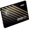 2,5 palcový SATA III SSD MSI SPATIUM S270 480 GB — 3D NAND, 450 MB/s zápis, 2 mil. hodín MTBF