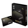 2,5 palcový SATA III SSD MSI SPATIUM S270 480 GB — 3D NAND, 450 MB/s zápis, 2 mil. hodín MTBF