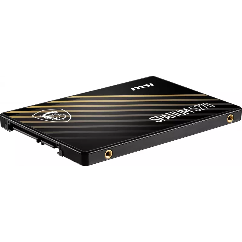 2,5 palcový SATA III SSD MSI SPATIUM S270 480 GB — 3D NAND, 450 MB/s zápis, 2 mil. hodín MTBF