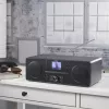 Hama DIR1570CBT čierny, sivý prenosný CD prehrávač