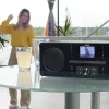 Hama DIR1570CBT čierny, sivý prenosný CD prehrávač