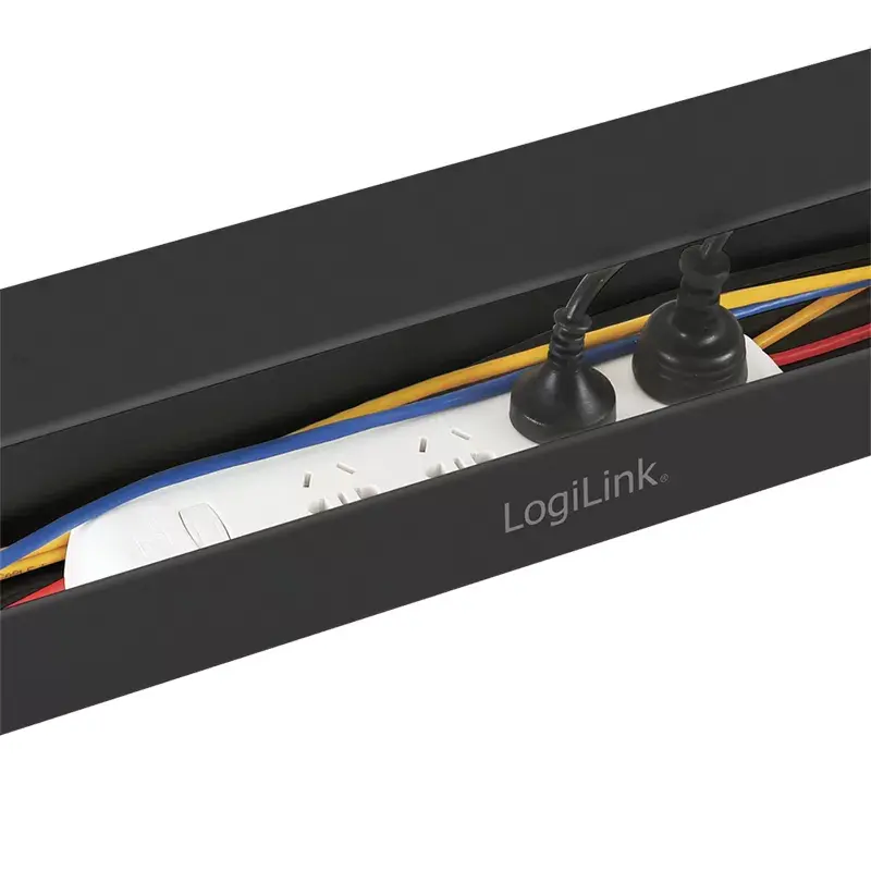 Káblový žľab LogiLink KAB0070 čierna 114 mm 76 mm 0,6 m