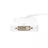 LogiLink CV0045A adaptér z Mini DisplayPort na HDMI/DVI/DisplayPort, 4K, 0,15 m, biely