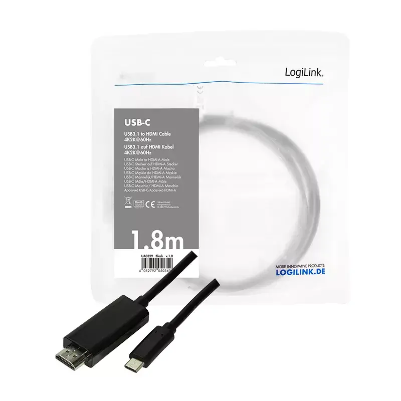 USB grafický adaptér LogiLink UA0329 čierny