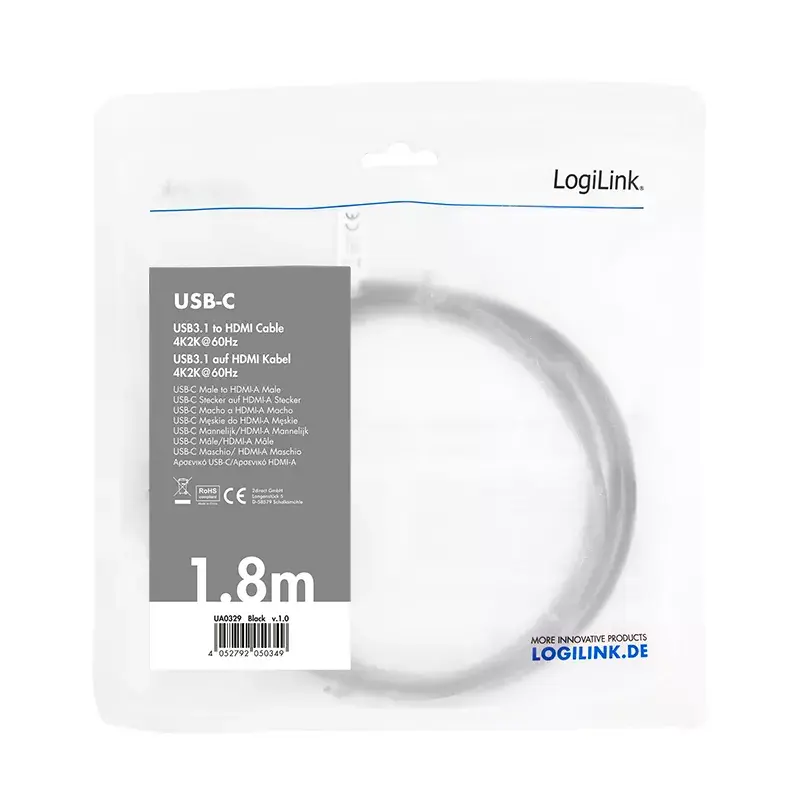 USB grafický adaptér LogiLink UA0329 čierny