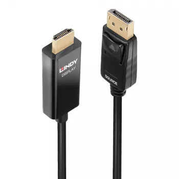 Lindy 2 m aktívny DisplayPort na HDMI kábel s HDR